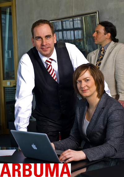 ARBUMA Consulting Mitarbeiter Shooting 01. April 2009